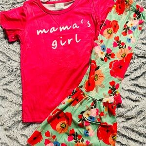 Mamas girl bell bottom pants set! BRAND NEW! So cute & soft!